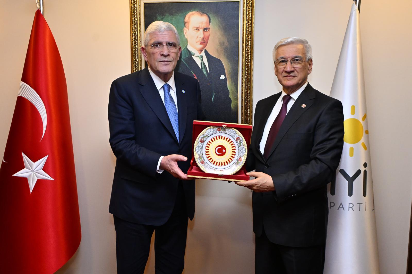 TBBB’den İYİ Parti Genel Başkanı Müsavat Dervişoğlu’na Hayırlı Olsun Ziyareti